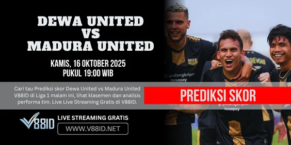 Dewa United vs Madura United V88ID