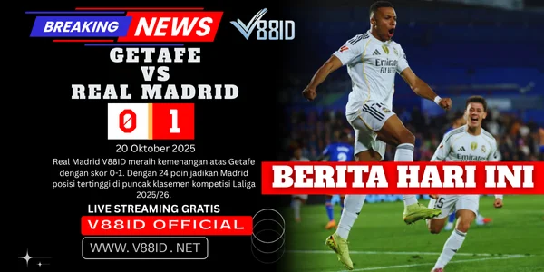 Getafe vs Real Madrid V88ID